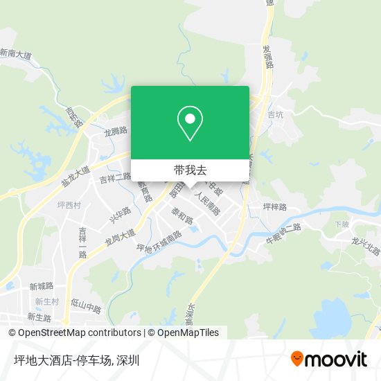 坪地大酒店-停车场地图