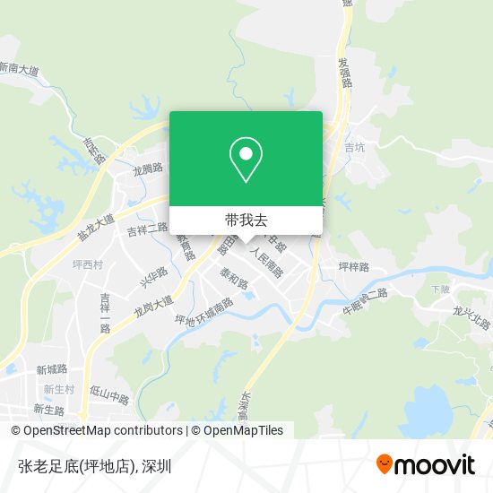 张老足底(坪地店)地图
