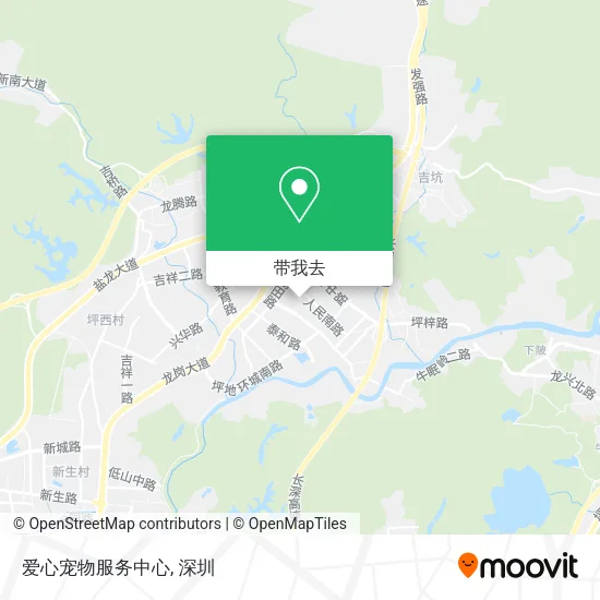 爱心宠物服务中心地图