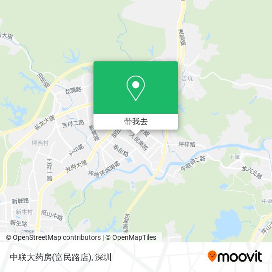 中联大药房(富民路店)地图