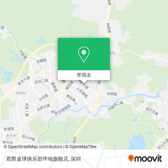 君爵桌球俱乐部坪地旗舰店地图