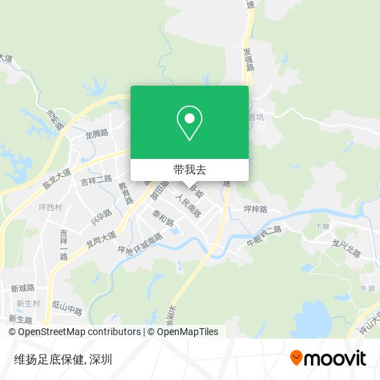维扬足底保健地图