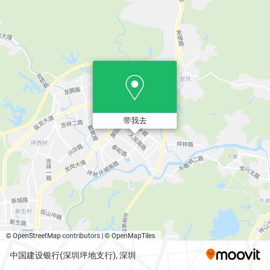 中国建设银行(深圳坪地支行)地图
