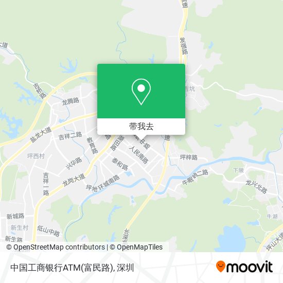中国工商银行ATM(富民路)地图
