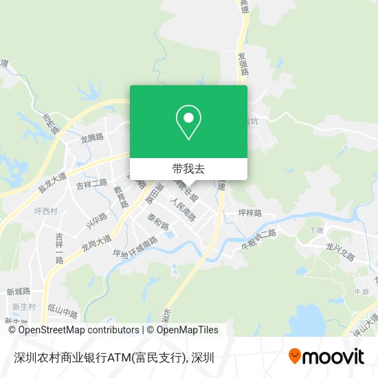 深圳农村商业银行ATM(富民支行)地图