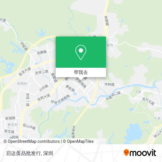 启达蛋品批发行地图