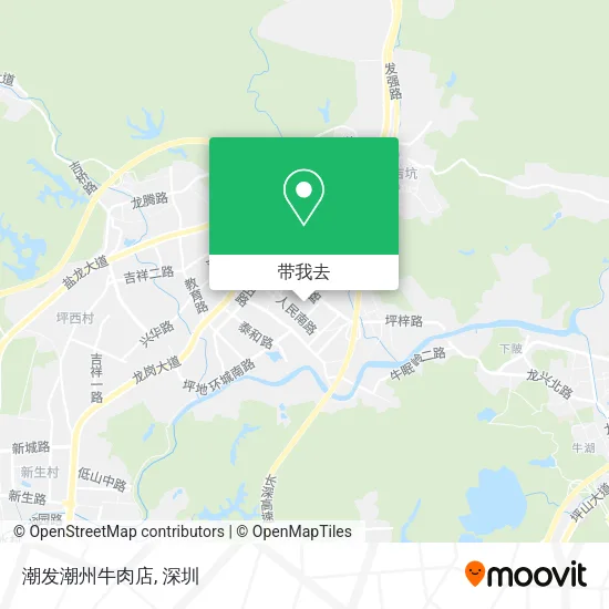 潮发潮州牛肉店地图