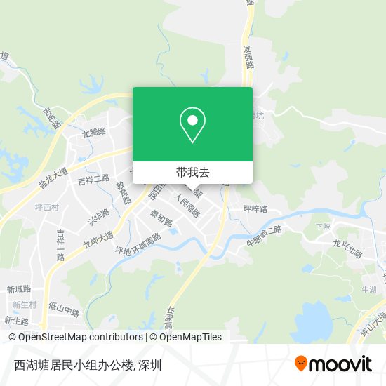 西湖塘居民小组办公楼地图