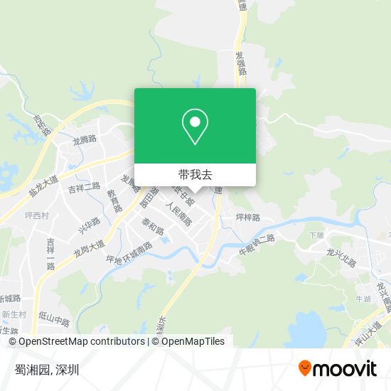 蜀湘园地图