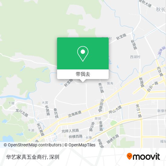 华艺家具五金商行地图