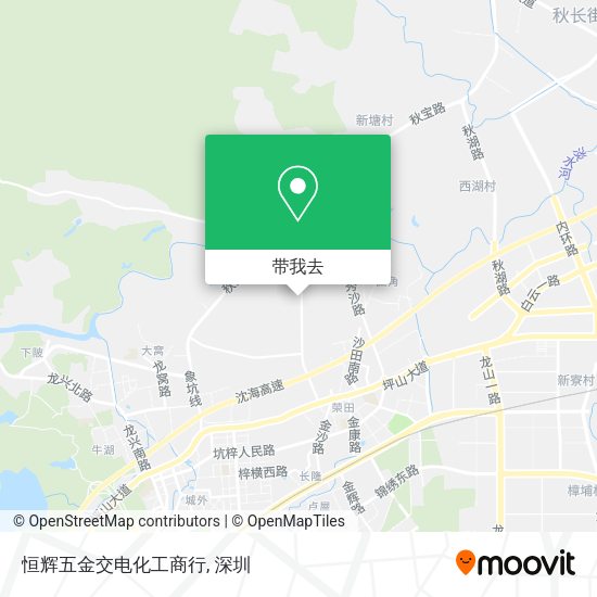 恒辉五金交电化工商行地图