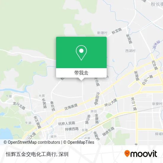 恒辉五金交电化工商行地图