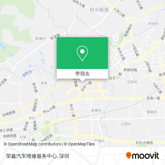 荣鑫汽车维修服务中心地图