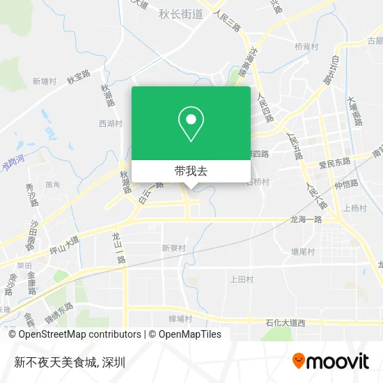 新不夜天美食城地图