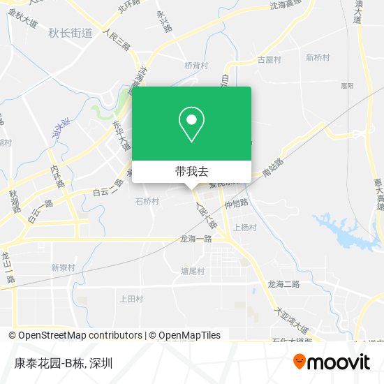康泰花园-B栋地图