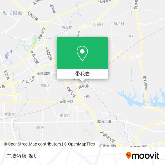 广域酒店地图