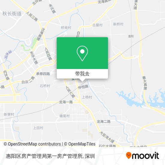 惠阳区房产管理局第一房产管理所地图