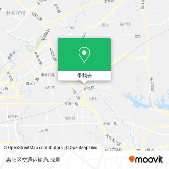 惠阳区交通运输局地图