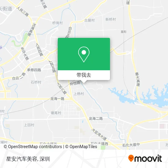 星安汽车美容地图