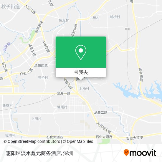 惠阳区淡水鑫元商务酒店地图