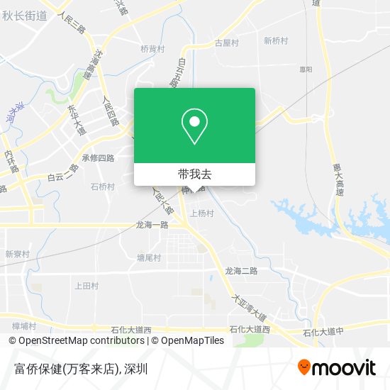 富侨保健(万客来店)地图