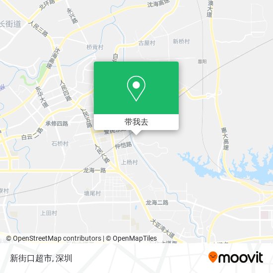 新街口超市地图