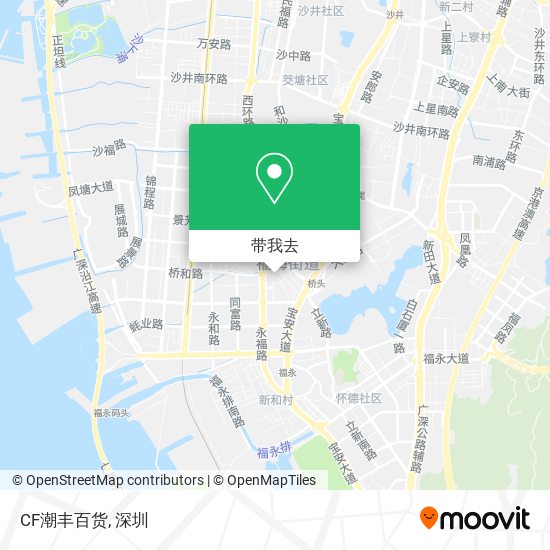 CF潮丰百货地图