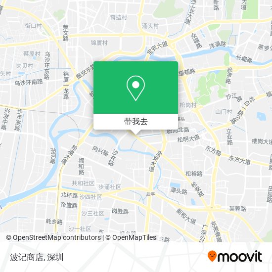 波记商店地图