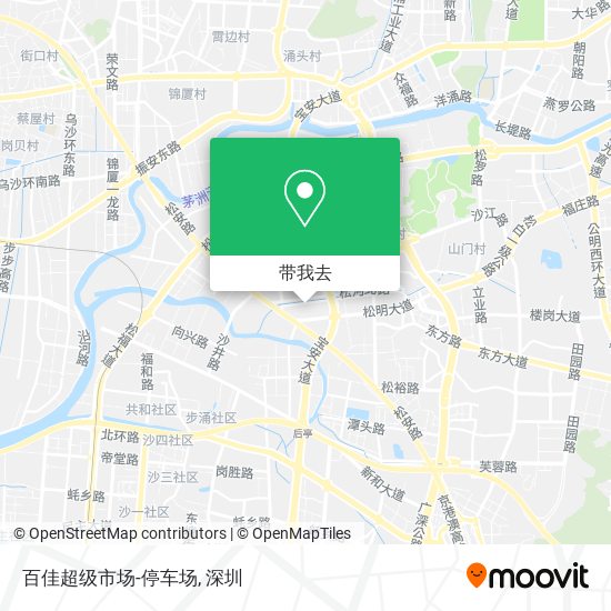 百佳超级市场-停车场地图