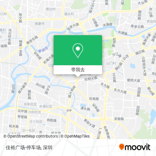 佳裕广场-停车场地图