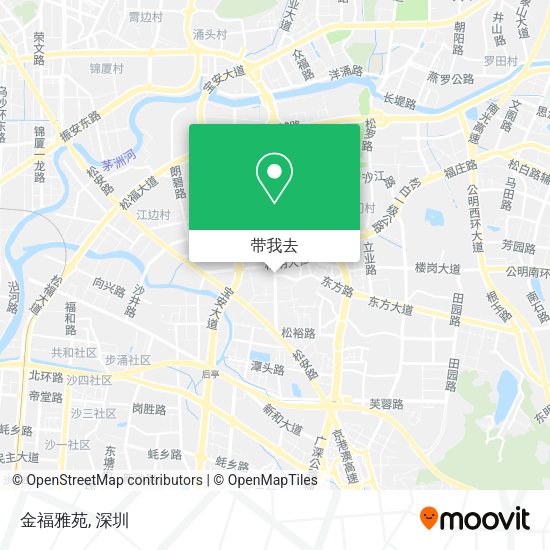 金福雅苑地图