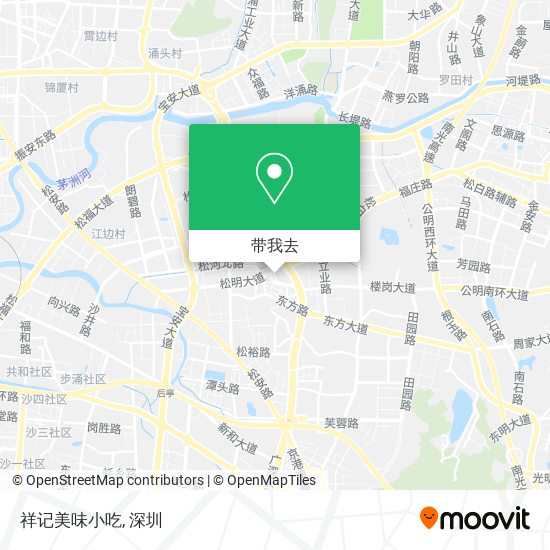 祥记美味小吃地图