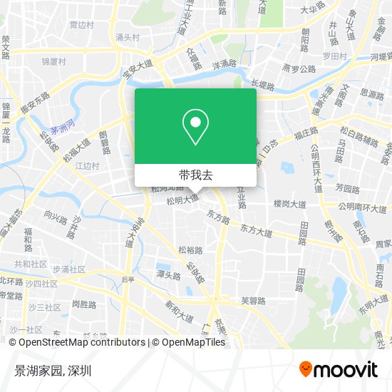 景湖家园地图