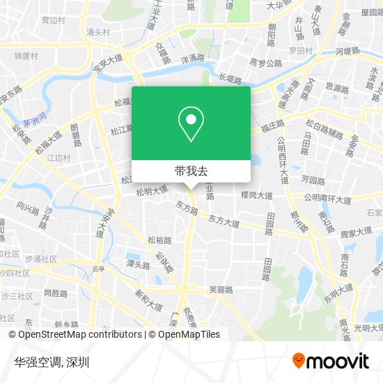 华强空调地图