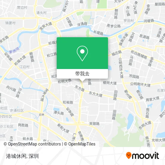 港城休闲地图