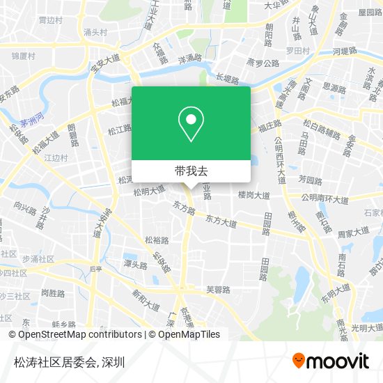 松涛社区居委会地图