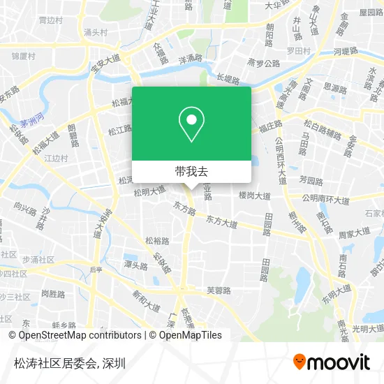 松涛社区居委会地图