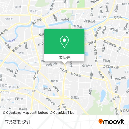 丽晶酒吧地图