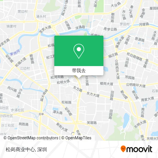 松岗商业中心地图