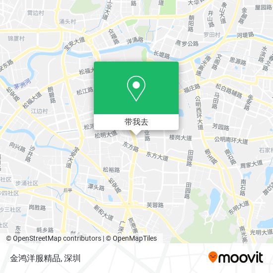 金鸿洋服精品地图