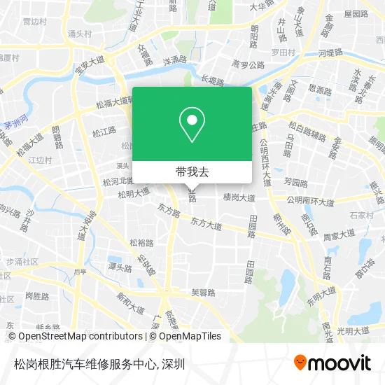 松岗根胜汽车维修服务中心地图