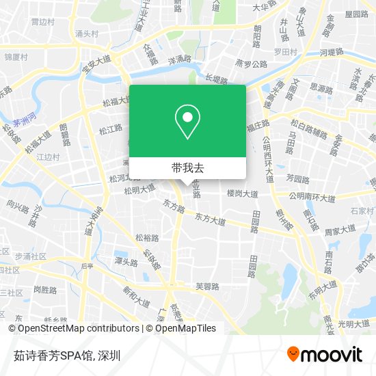茹诗香芳SPA馆地图
