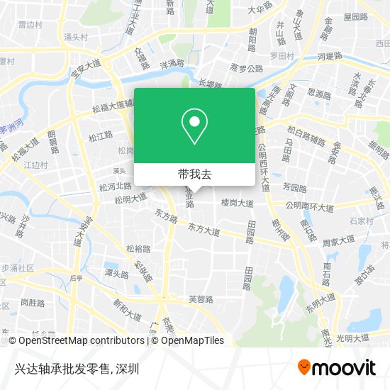 兴达轴承批发零售地图