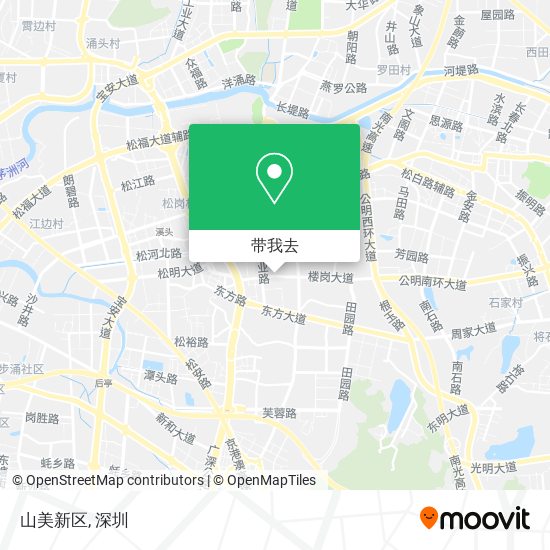 山美新区地图