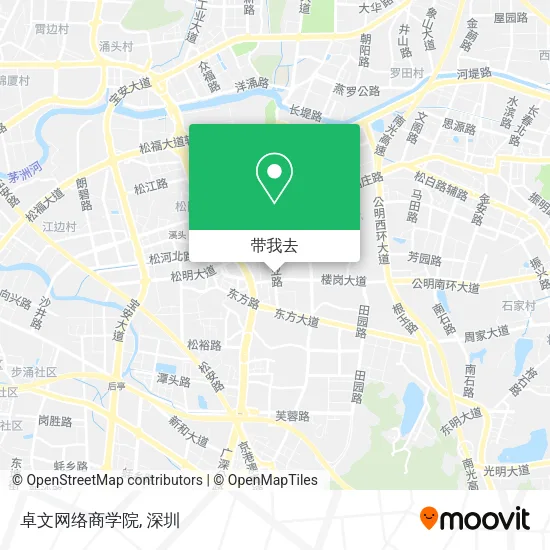 卓文网络商学院地图