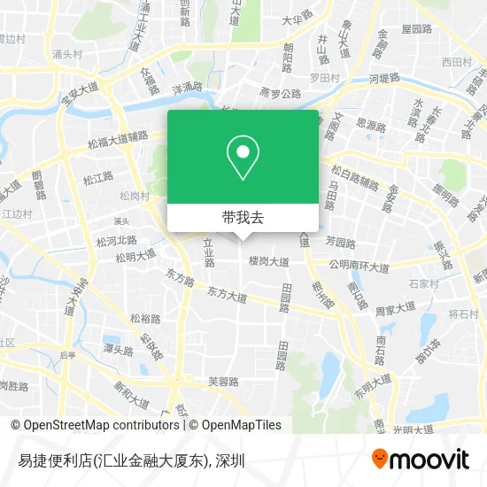 易捷便利店(汇业金融大厦东)地图