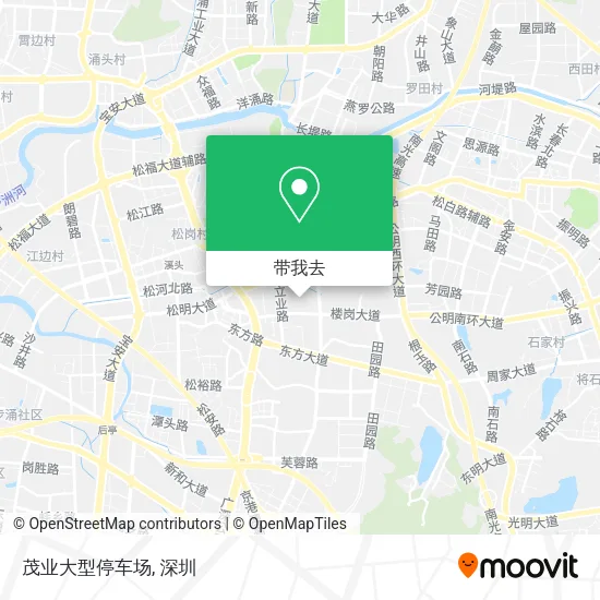 茂业大型停车场地图