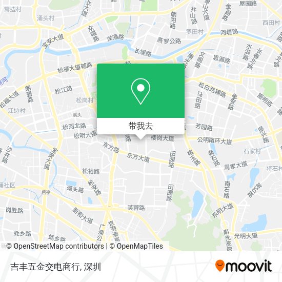 吉丰五金交电商行地图