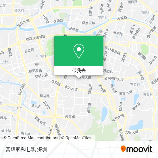 富耀家私电器地图