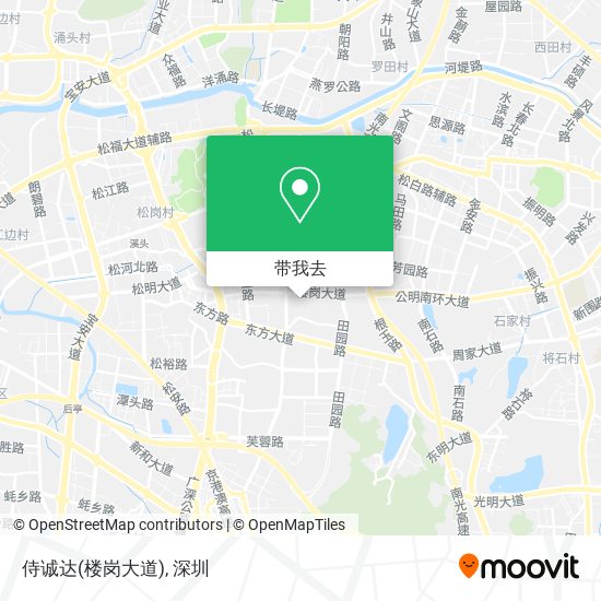 侍诚达(楼岗大道)地图